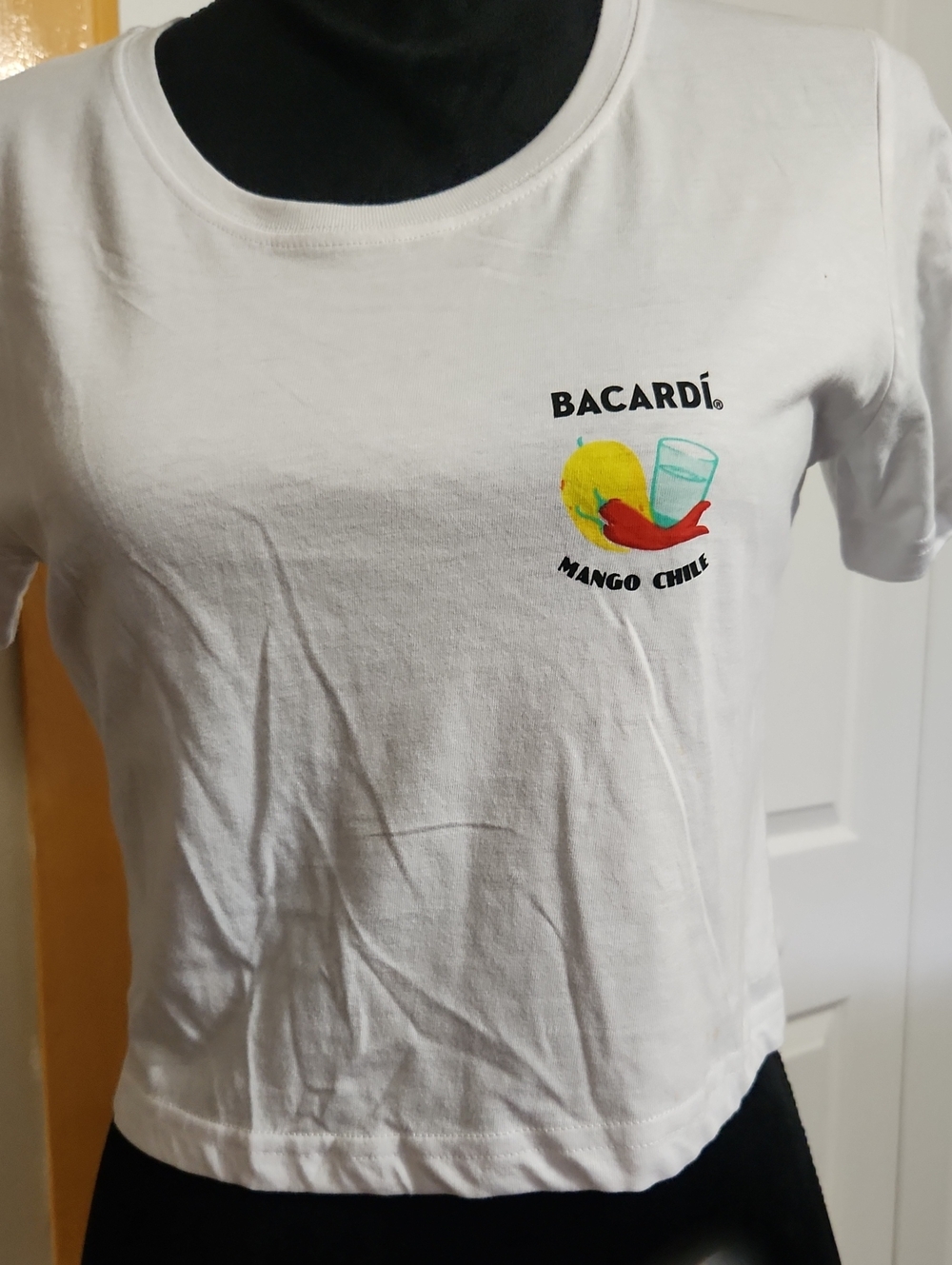 Bacardi White Mango Chile Graphic Crop Tee